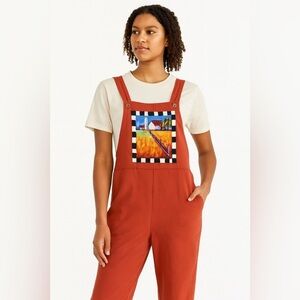 Handpainted Handsewn Overalls